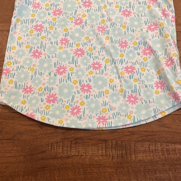 Cat & Jack Girls Short-Sleeve Flowered T-Shirt - Size M (8) - Picture 4 of 16